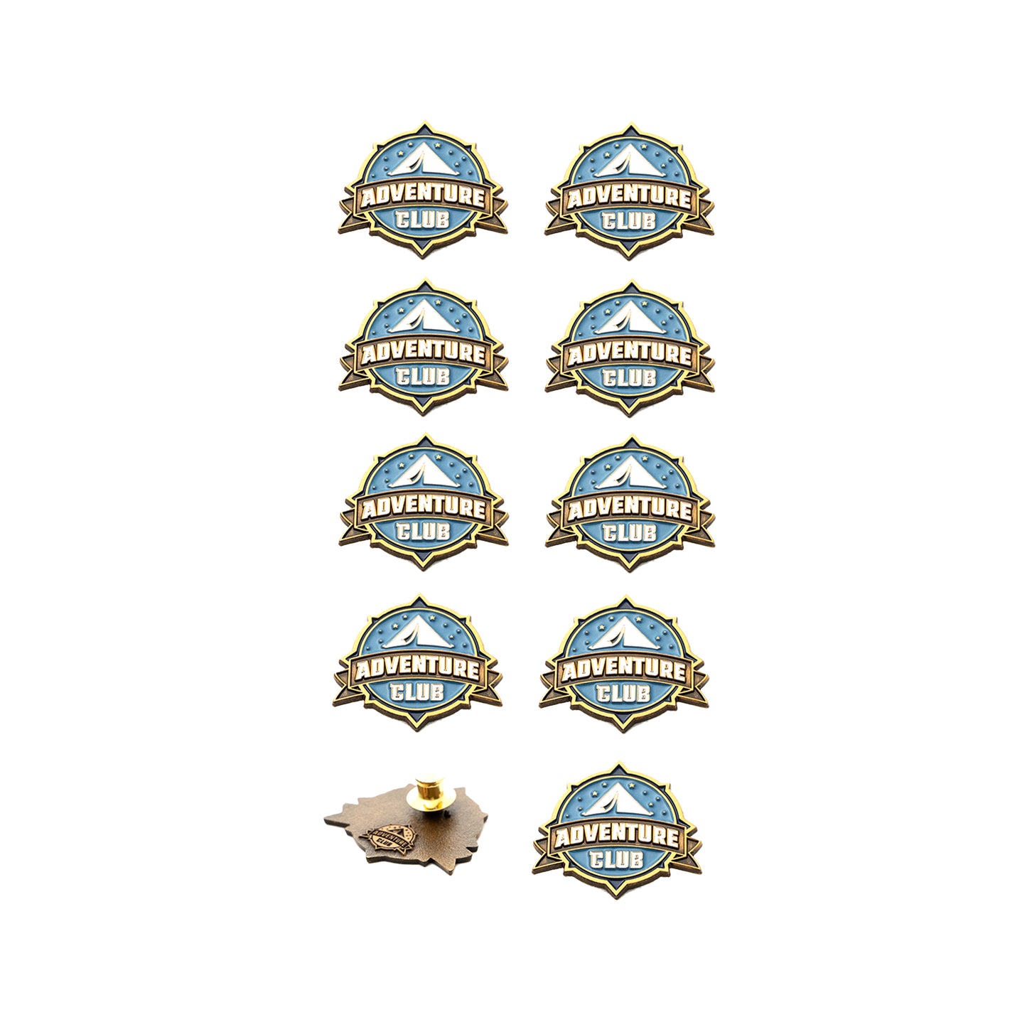 Team Logo and Review Week Pins