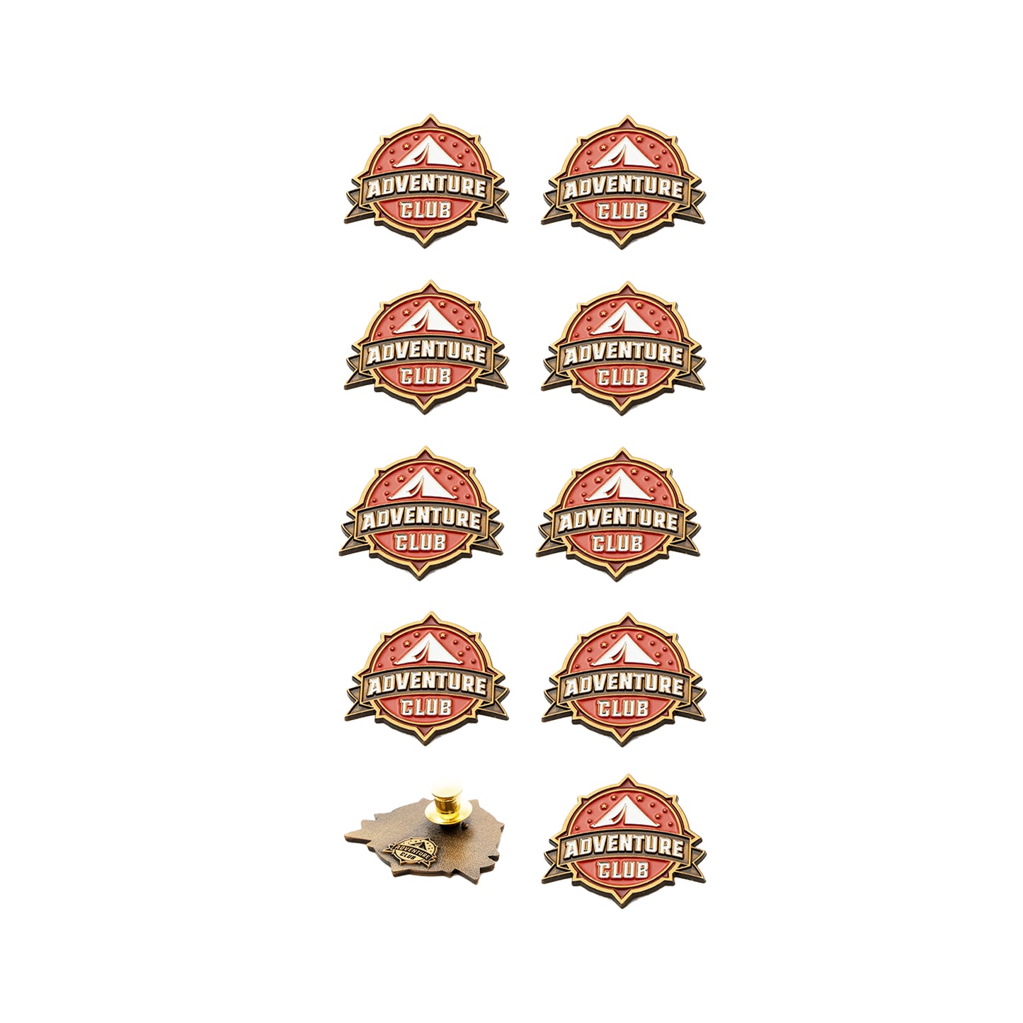 Team Logo and Review Week Pins