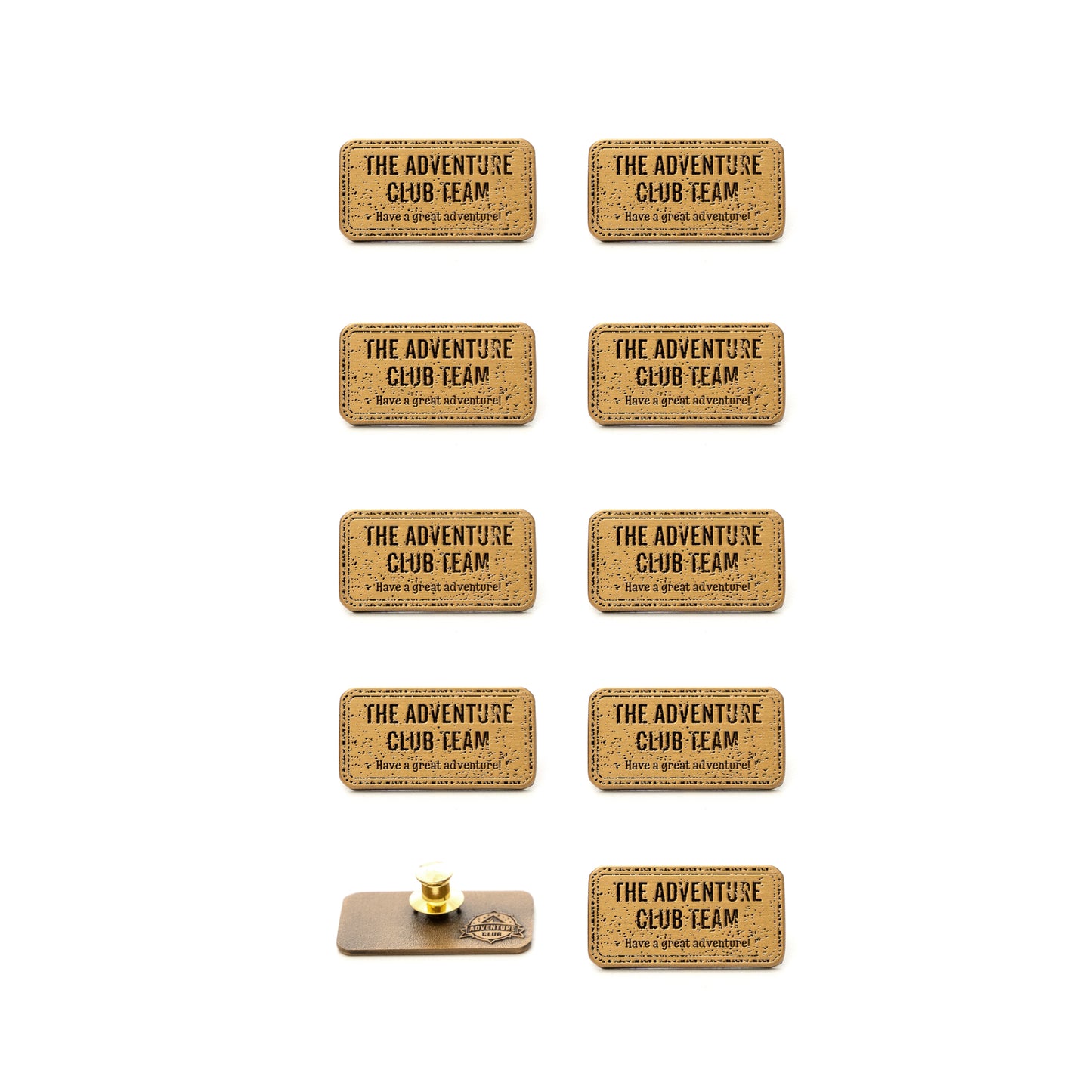 Team Logo and Review Week Pins